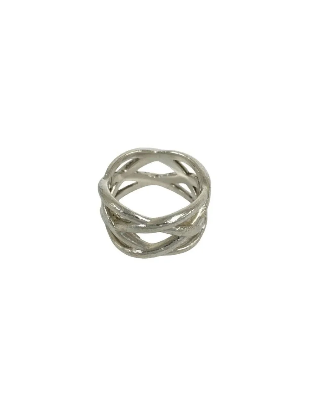 Tiffany & Co Vintage Keltech Knot Ring 925 Sterling Silver